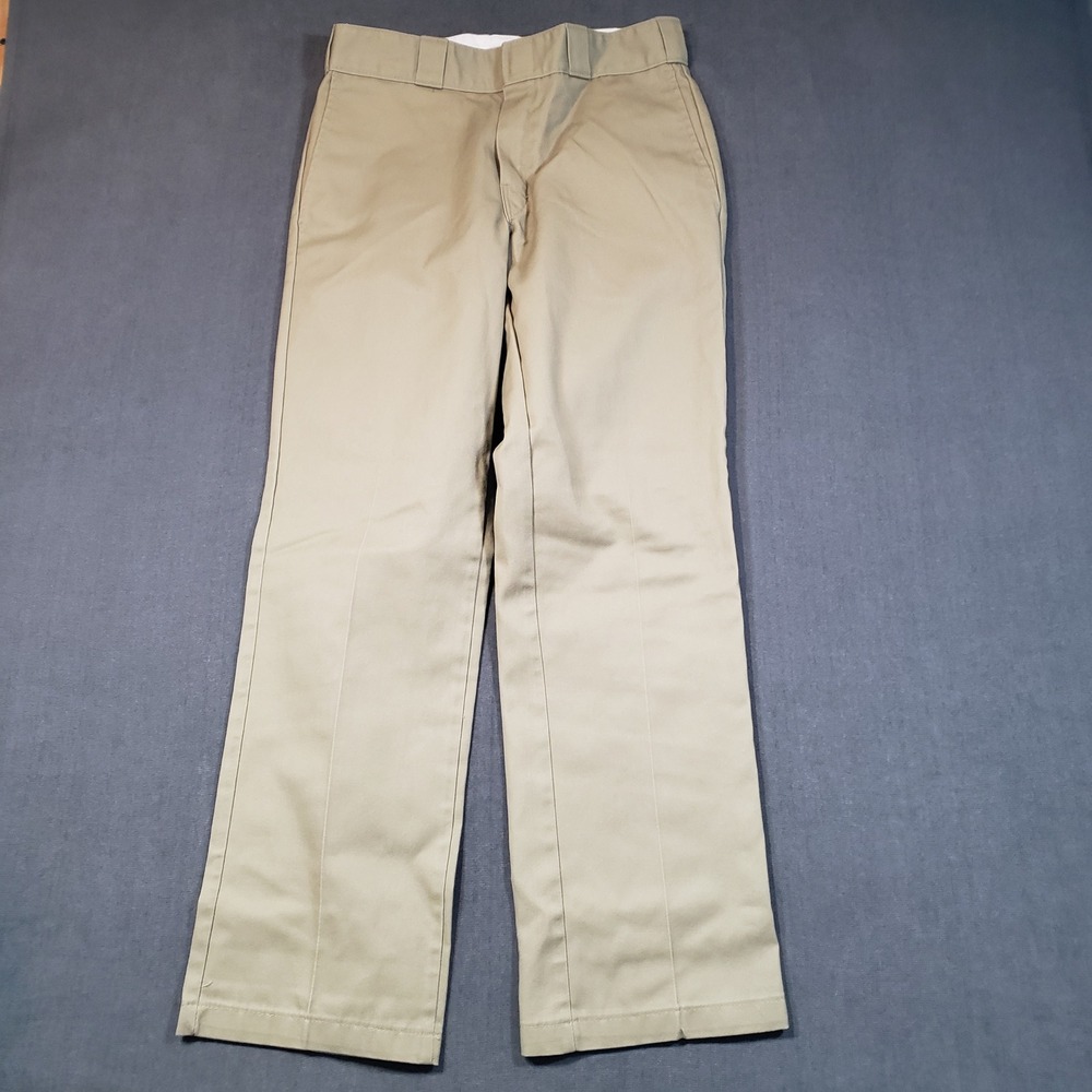 Dickies 874 Original Fit Work Pants Mens 31x30 Khaki Tan Straight Leg Twill